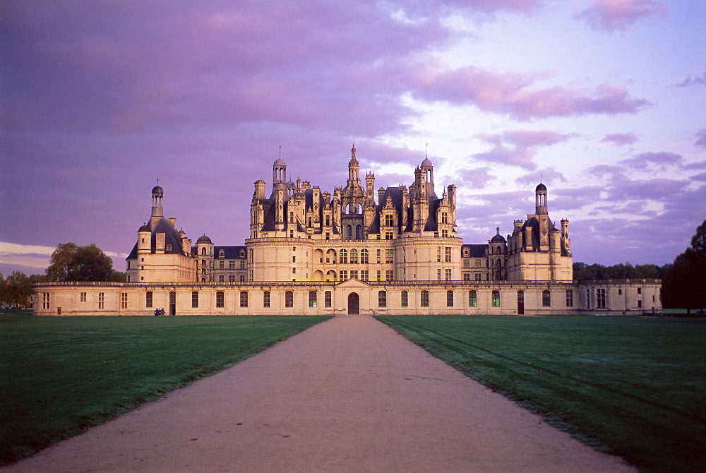 Chateau of Chambord, UNESCO World Heritage Site, Loir et Cher, Region de la Loire, Loire Valley, France, Europe