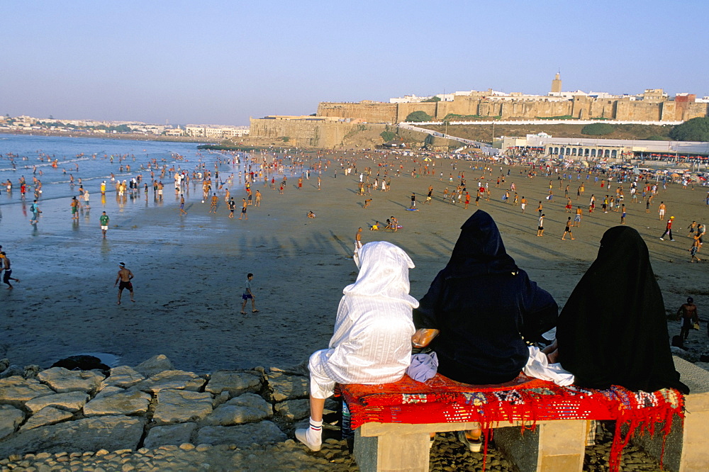 The beach, Rabat, Morocco, North Africa, Africa