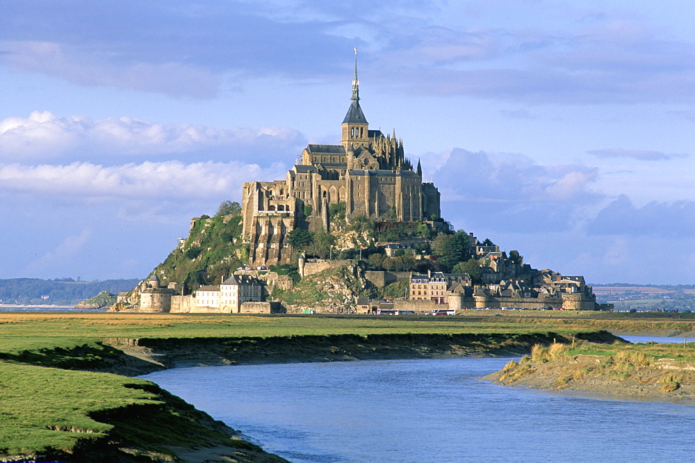 Mont Saint Michel, UNESCO World Heritage Site, Manche, Normandy, France, Europe