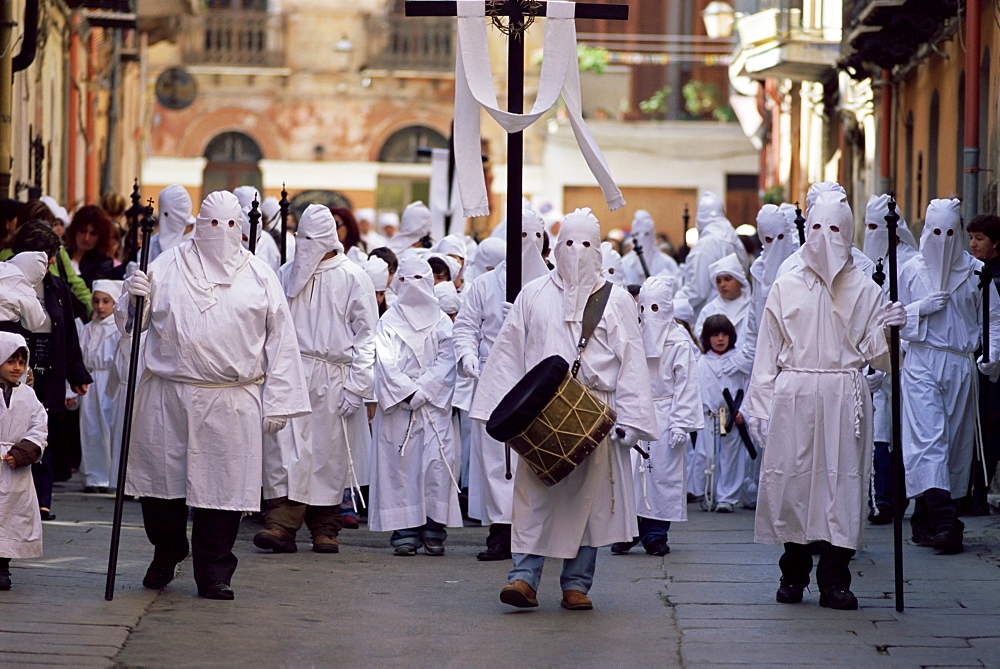 Holy Week, Iglesias, Sardinia, Italy, Europe