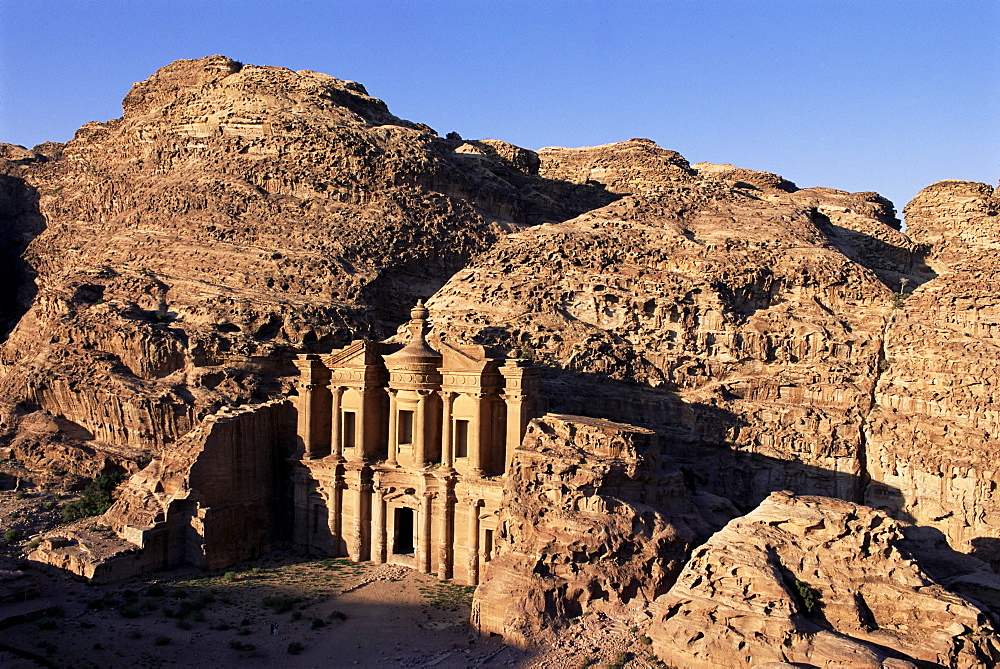 El Deir (Ed-Deir) (the Monastery), Petra, UNESCO World Heritage Site, Jordan, Middle East