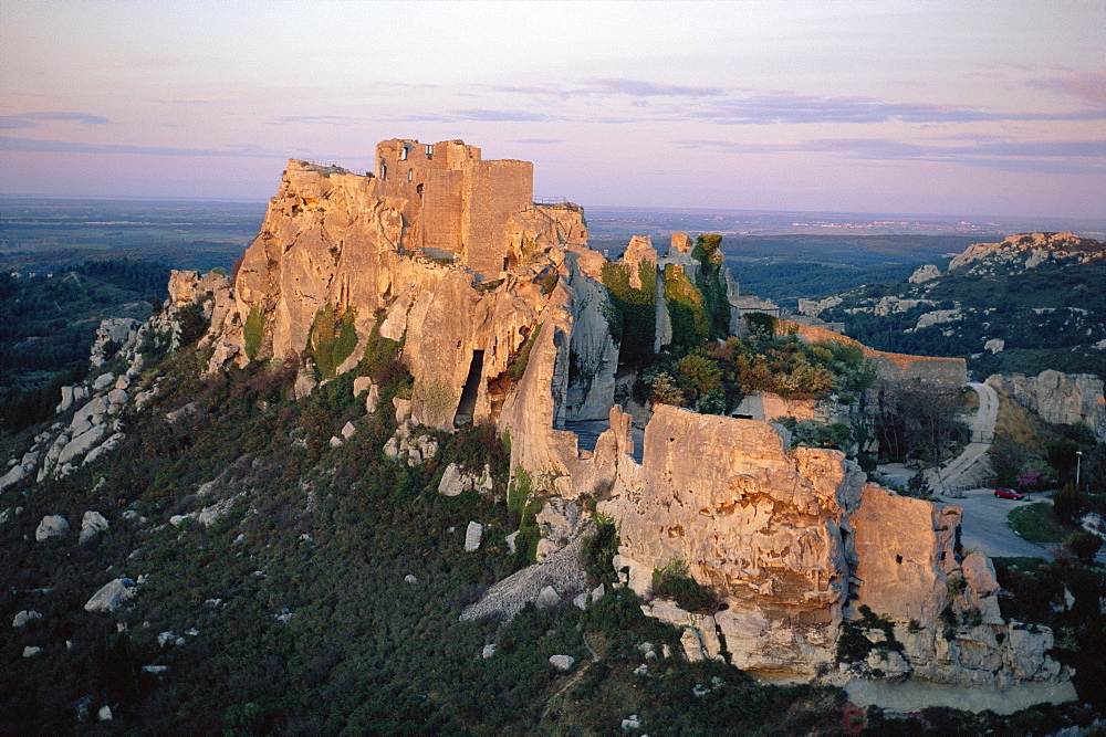 Baux de Provence, Bouches du Rhone, Provence, France 