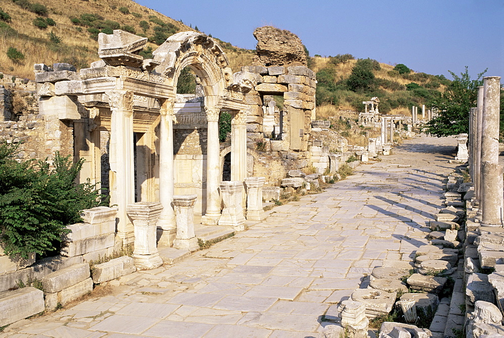 Temple of Hadrian, Ephesus, Egee region, Anatolia, Turkey, Asia Minor, Asia