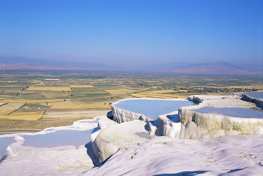 Natural spring, Pamukkale, UNESCO World Heritage Site, Egee region, Anatolia, Turkey, Asia Minor, Asia