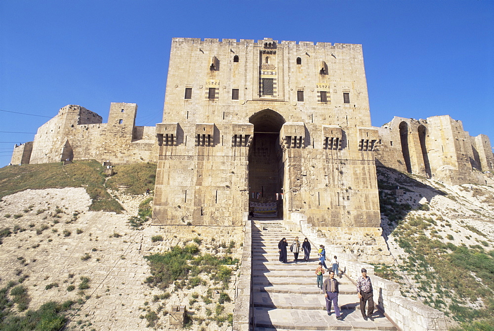 The Citadel, Aleppo, UNESCO World Heritage Site, Syria, Middle East