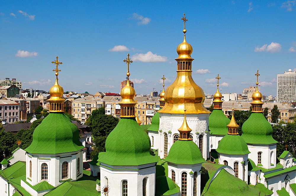 St. Sophia's Cathedral. UNESCO World Heritage Site, Kiev, Ukraine, Europe