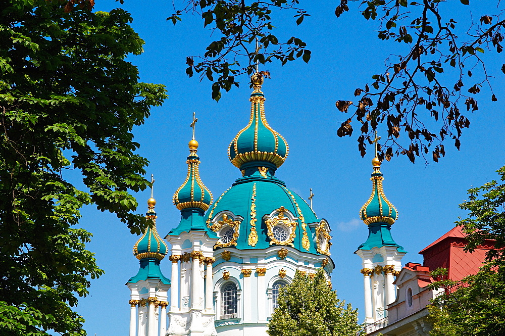 St, Andrew's Church, Kiev, Ukraine, Europe 