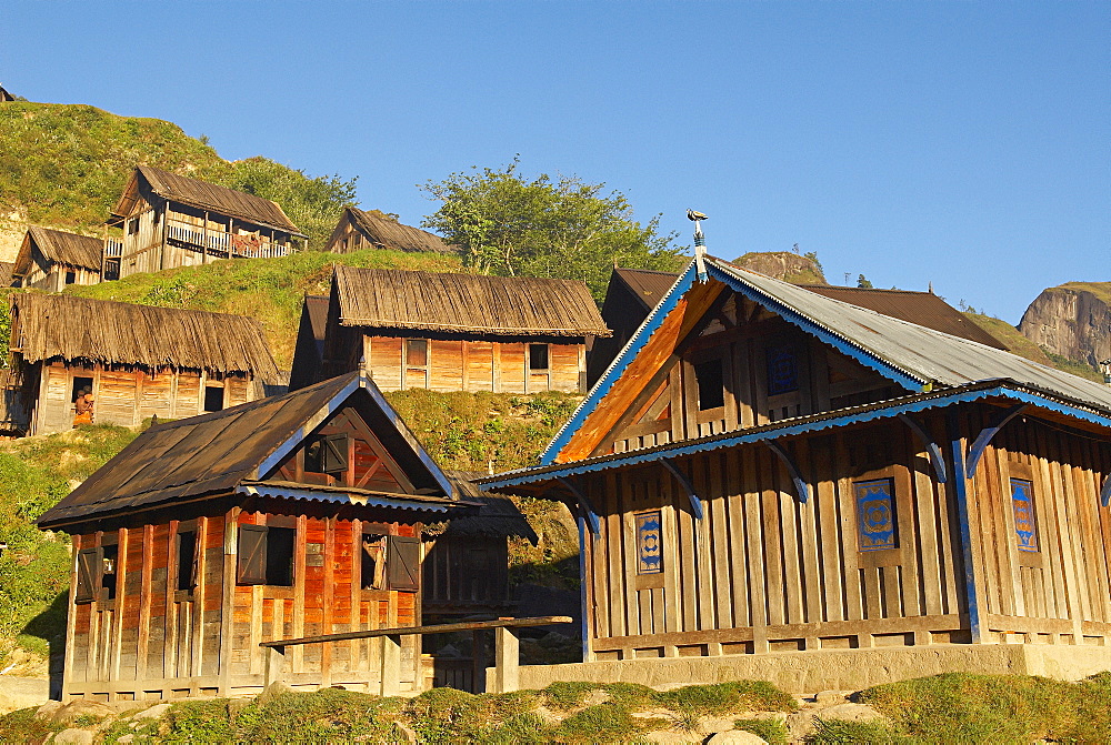 Sakaivu, a Zafimaniry village, Madagascar, Africa