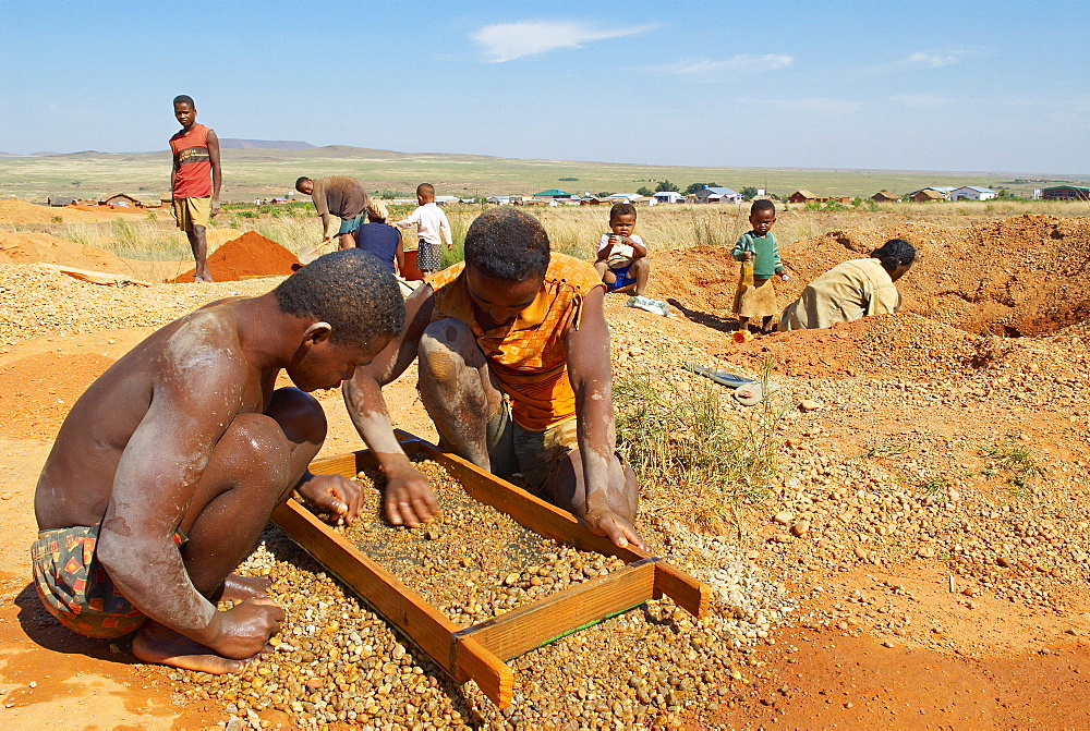 Mine city of Ilakaka, Sapphire kingdom, Madagascar, Africa