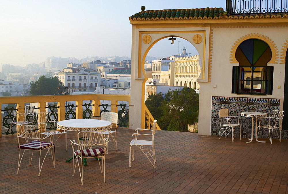 Continental Hotel built in 1870, old city, Medina, Tangier, Morocco, North Africa, Africa