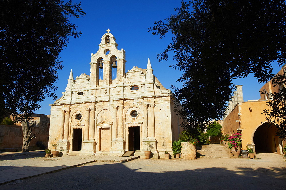 Arkadi monastery (Arkadiou), Crete, Greek Islands, Greece, Europe