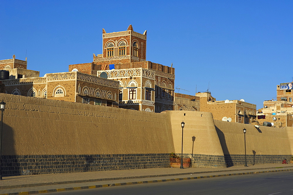 Old City of Sanaa, UNESCO World Heritage Site, Yemen, Middle East 