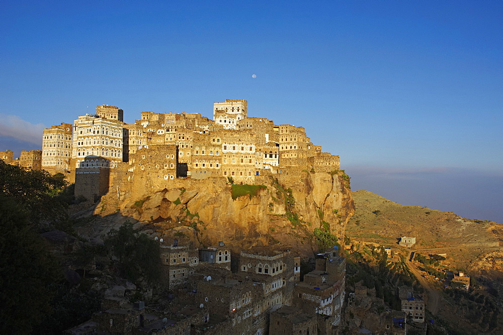 Al Hajjarah village, Djebel Haraz, Yemen, Middle East 