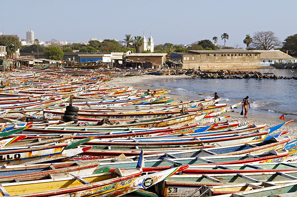 N'Gor Beach, Dakar area, Senegal, West Africa, Africa 