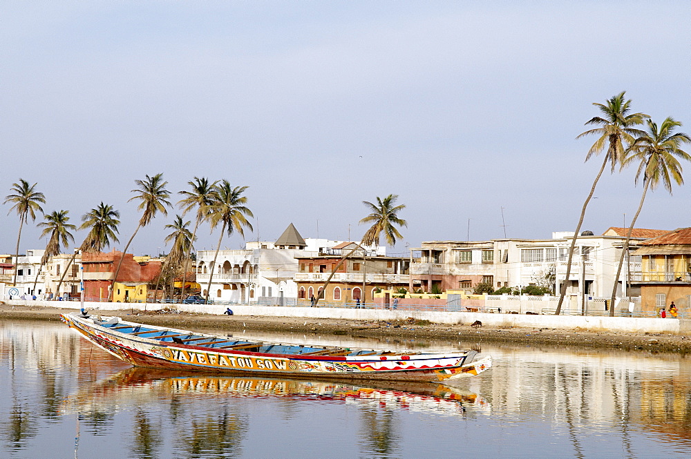 Senegal River and the city of Saint Louis, UNESCO World Heritage Site, Senegal, West Africa, Africa 