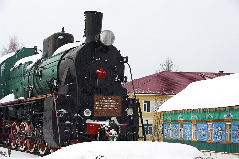 Balezino, 23 minutes stop at the railway station on the Trans-Siberian line, Udmurtia, Russia, Europe 