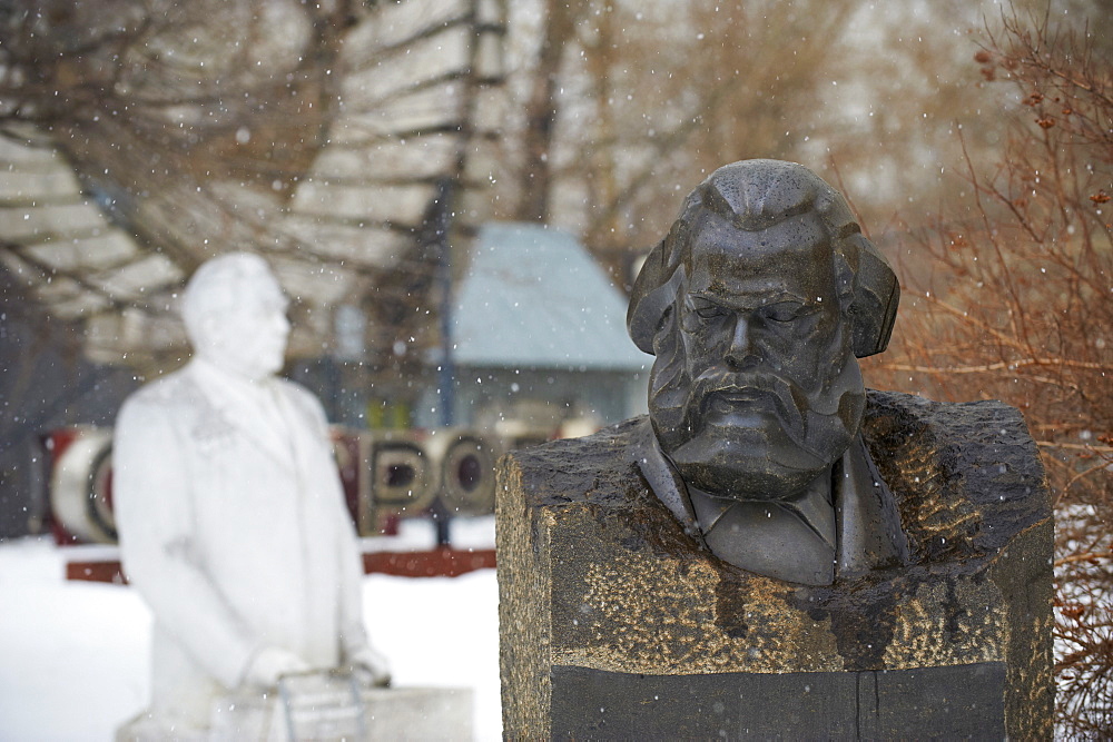 Statue of Karl Marx, Sculptures Park, Moscow, Russia, Europe 