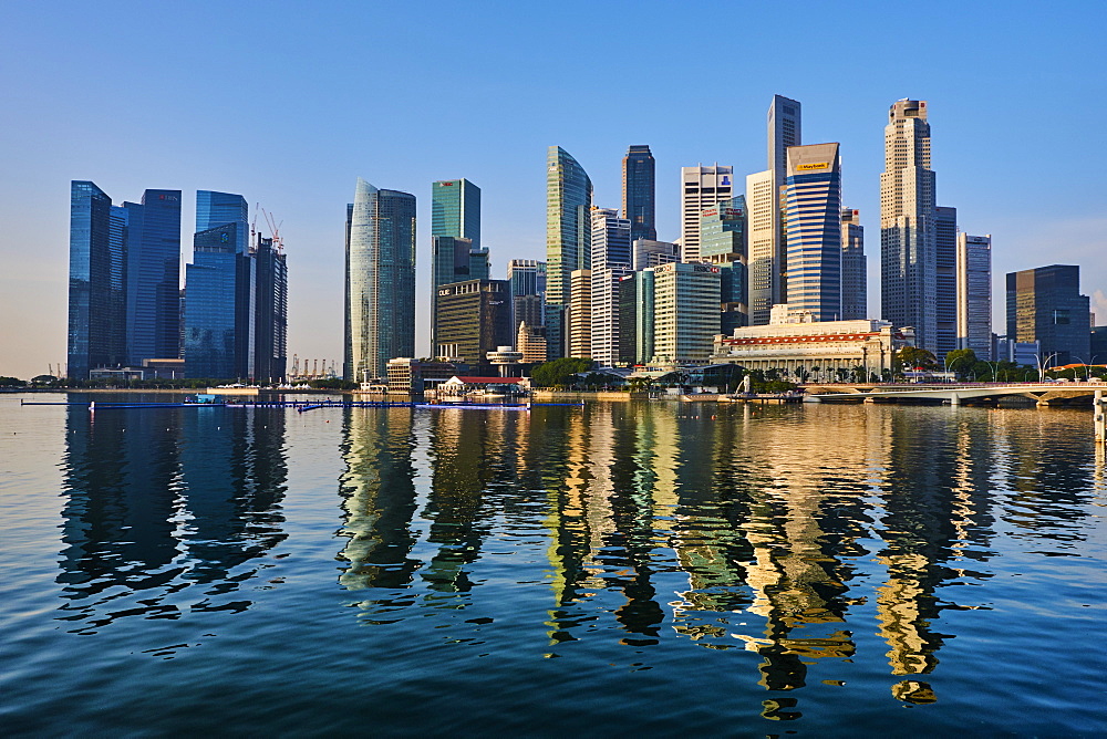 Business Centre, Marina Bay, Singapore, Southeast Asia, Asia