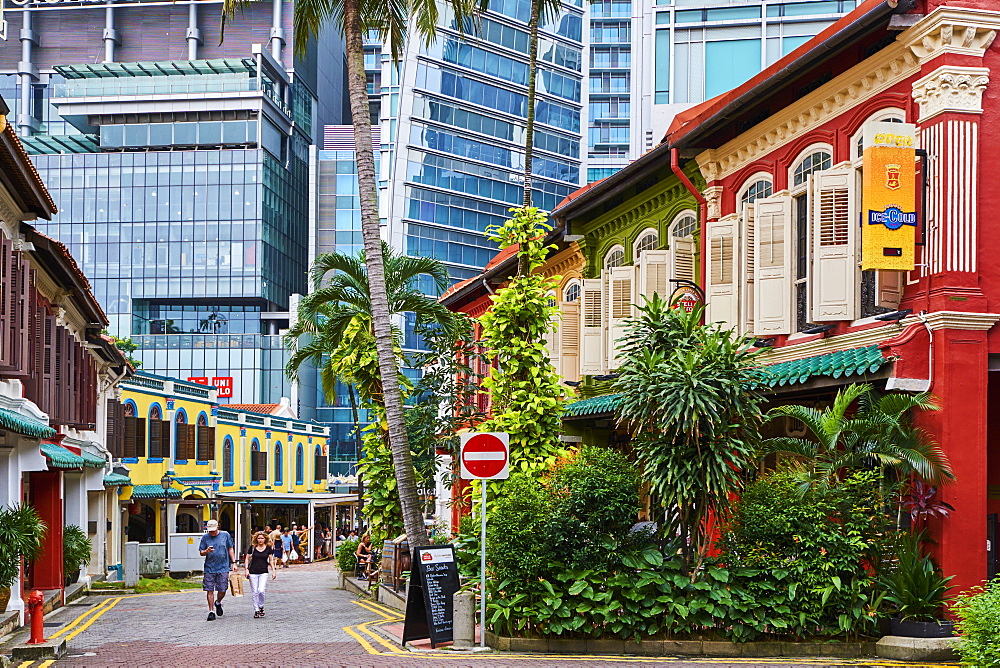 Emerald Hill Road district, Singapore, Southeast Asia, Asia