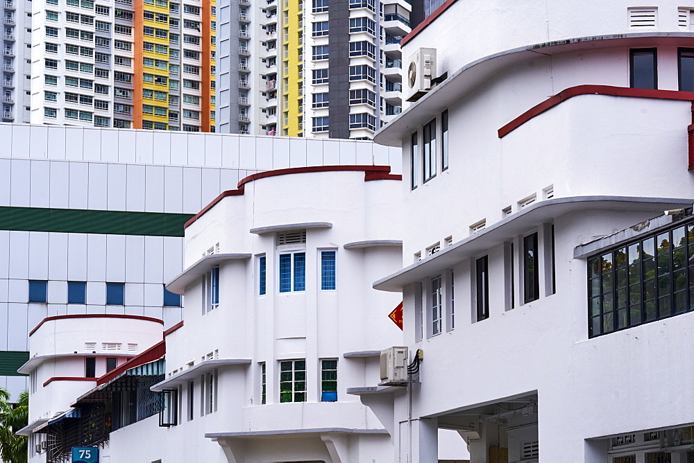 Art Deco district of Tiong Bahru, Singapore, Southeast Asia, Asia