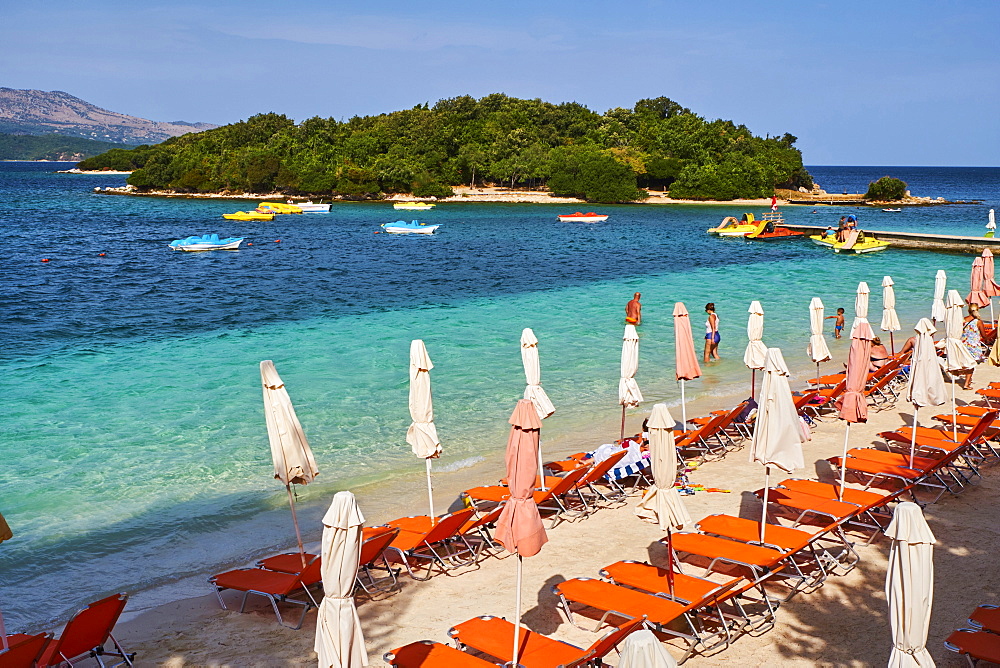 Ksamil Beach, Vlore Province, Albania, Europe