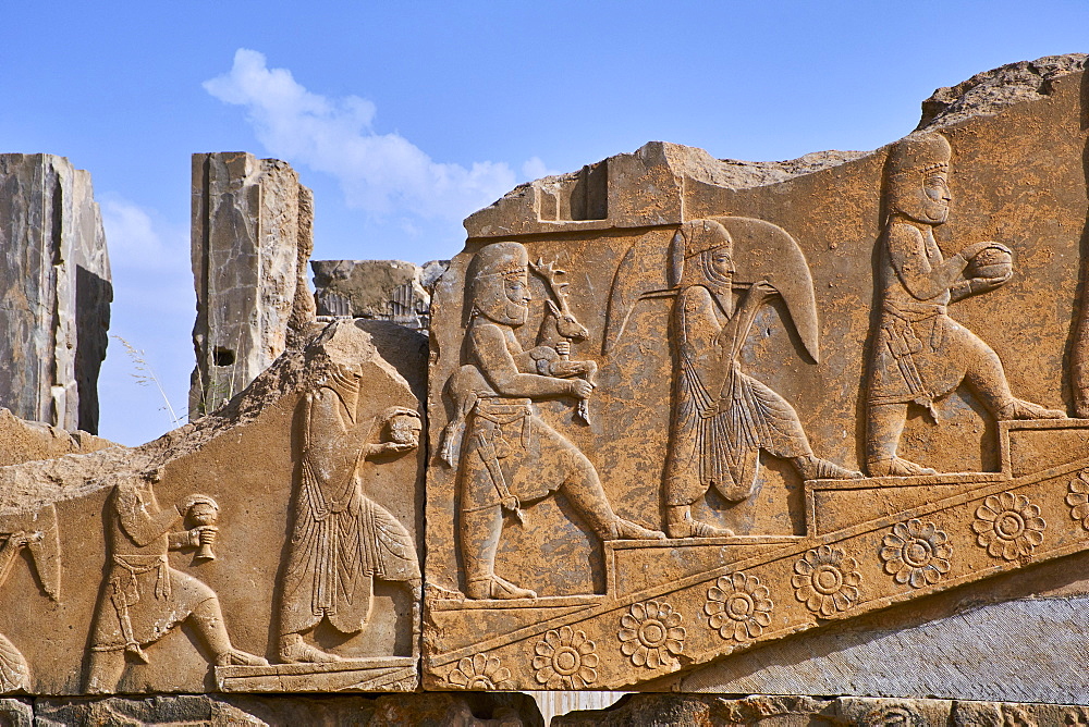 Palace of Darius the First, Persepolis, UNESCO World Heritage Site, Fars Province, Iran, Middle East