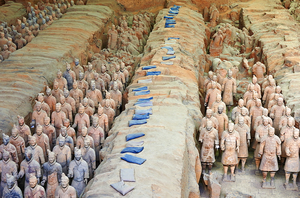 Lintong site, Army of Terracotta Warriors, UNESCO World Heritage Site, Xian, Shaanxi Province, China, Asia