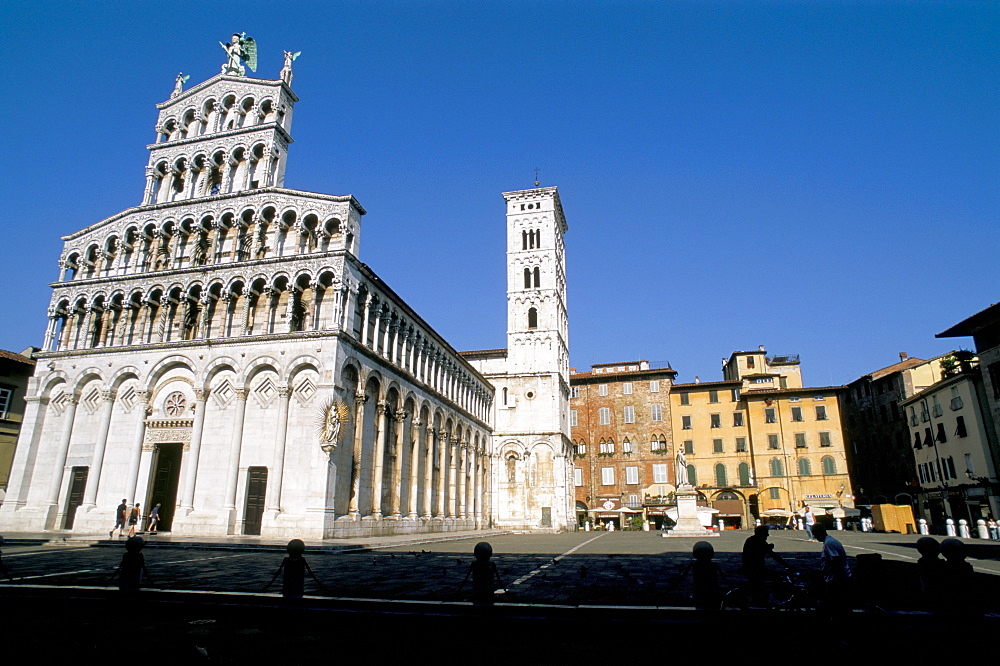 Church of San Michele in Foro, Lucca, Tuscany, Italy, Europe