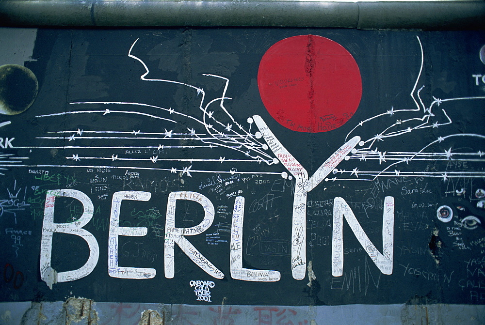 East Side Gallery, remains of the Berlin Wall, Berlin, Germany, Europe