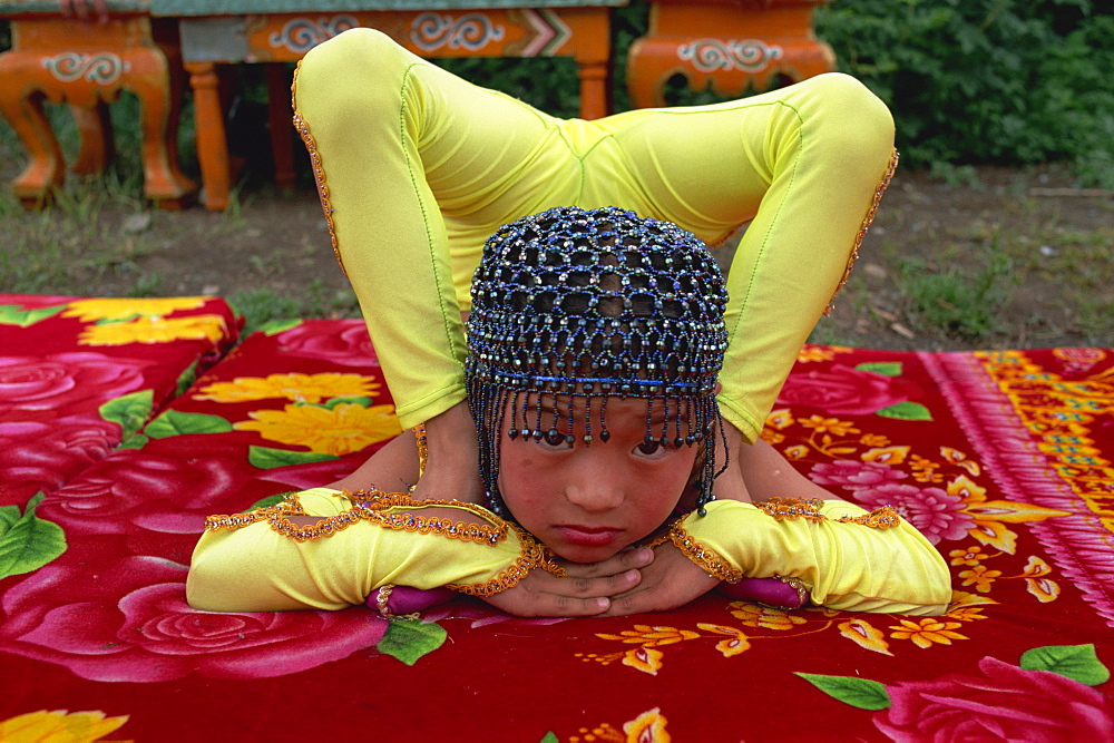 Contortionist school, Qulan Bator, Tov, Mongolia, Central Asia, Asia