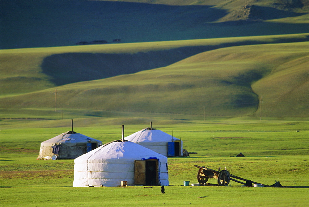 Nomads' camp, Terkhin Valley, Arkhangai, Mongolia