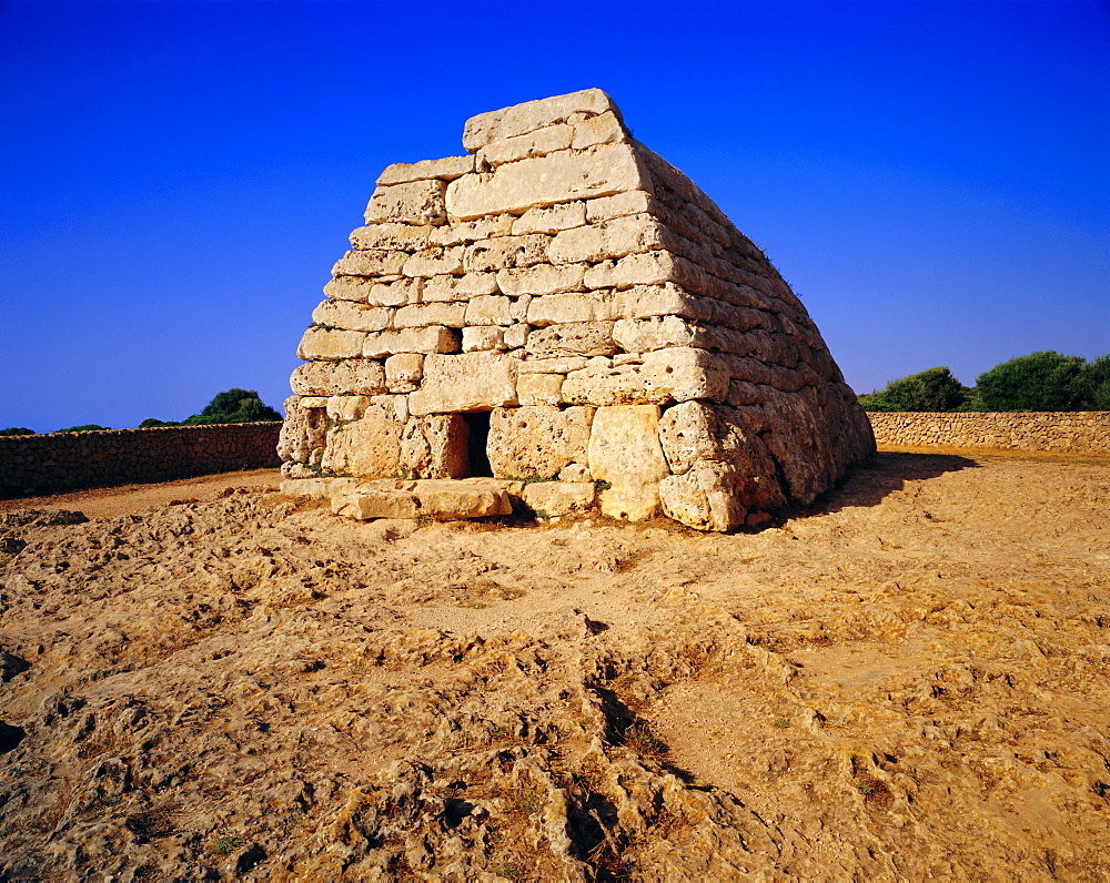 Naveta Es Tudons, Menorcan talayotic (neolithic) culture, Menorca, Balearic Islands, Spain