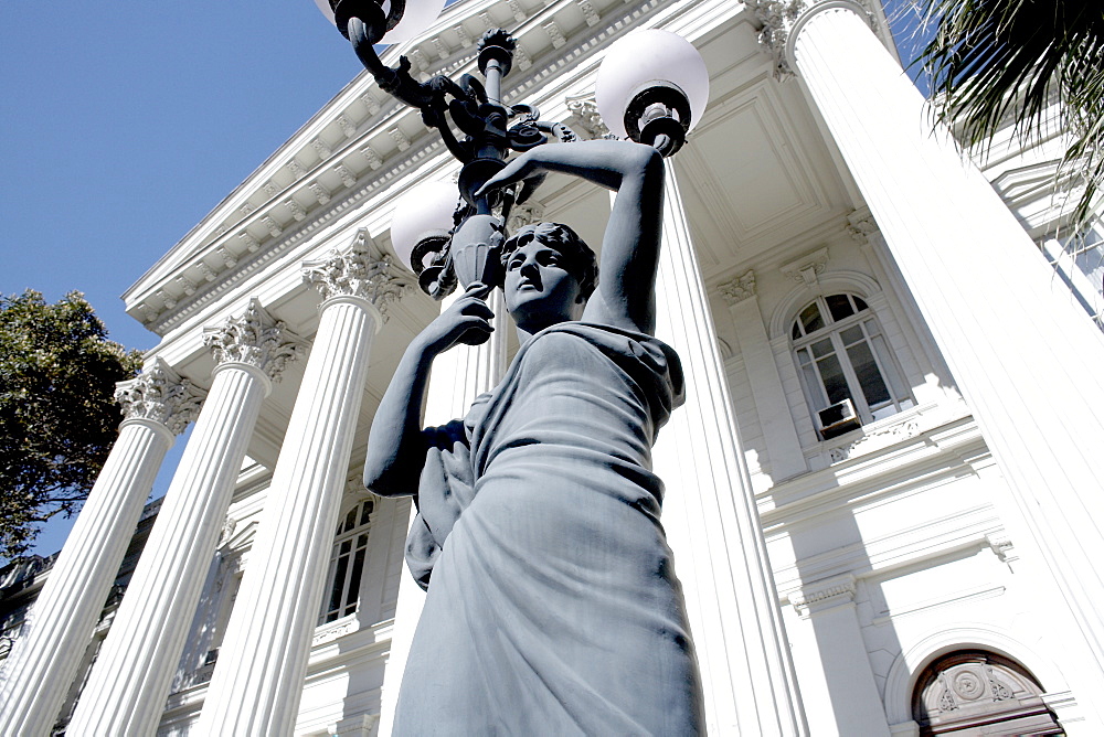 The former National Congress building (Congreso Nacional), Santiago de Chile, Chile, South America