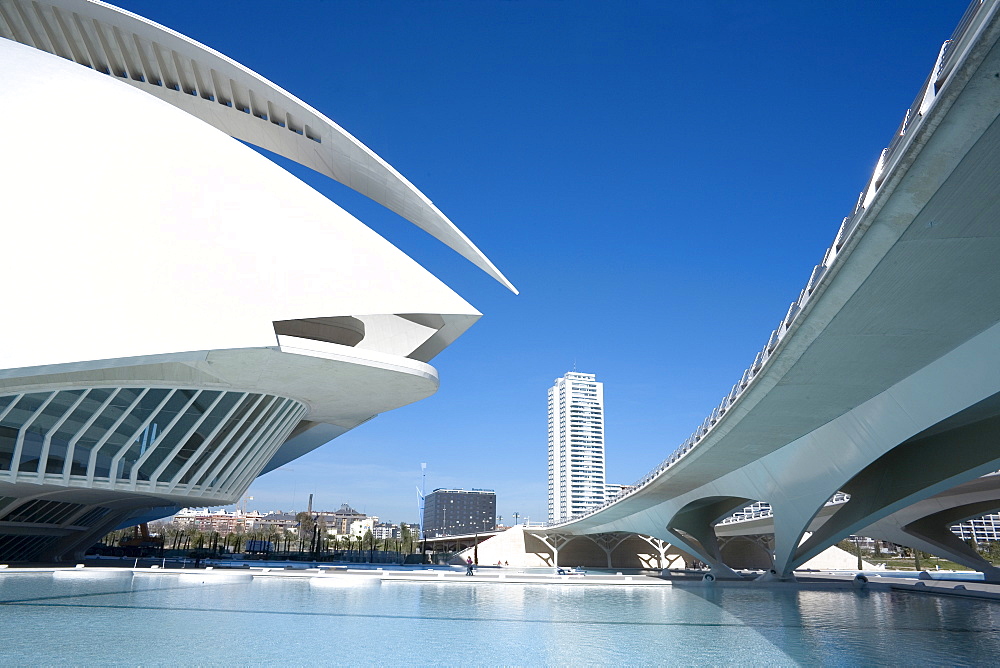 Palau de les Arts, City of Arts and Sciences, Valencia, Spain, Europe