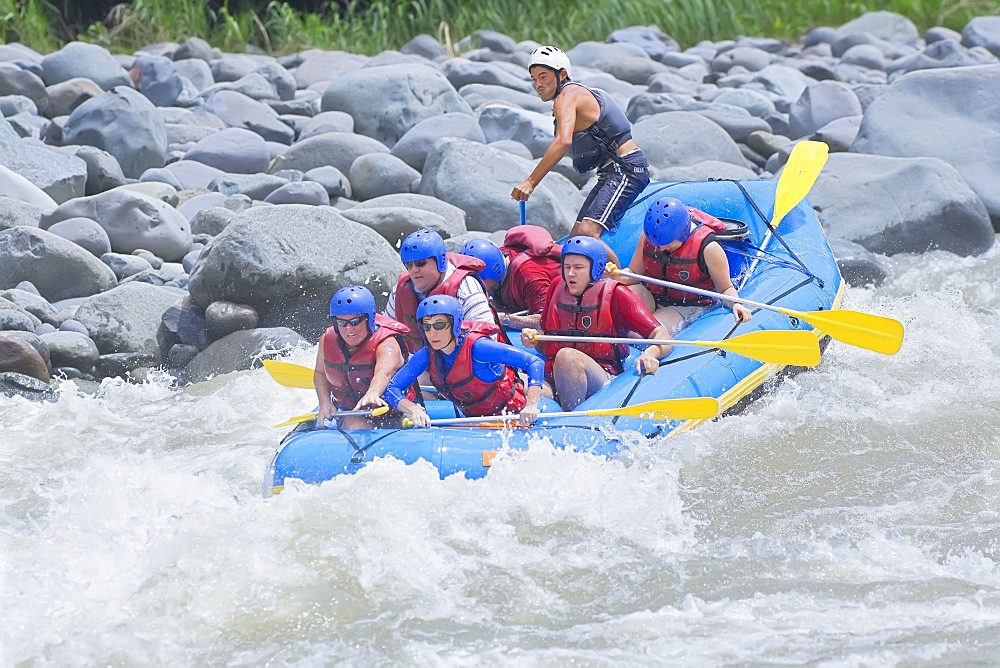 White water rafting, Pacuare River, Turrialba, Costa Rica, Central America