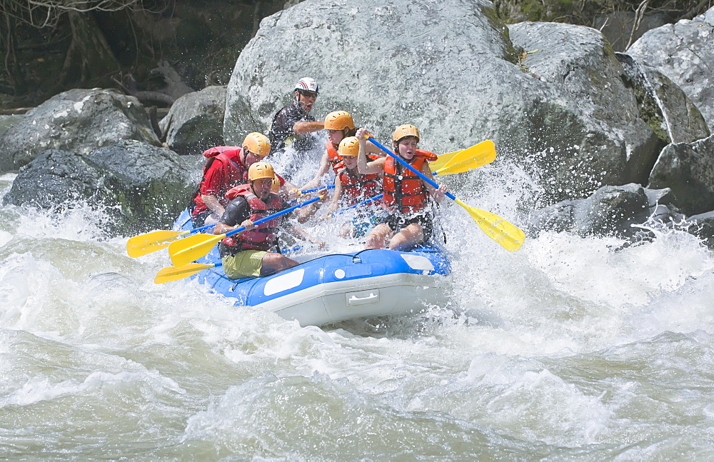 White water rafting, Pacuare River, Turrialba, Costa Rica, Central America