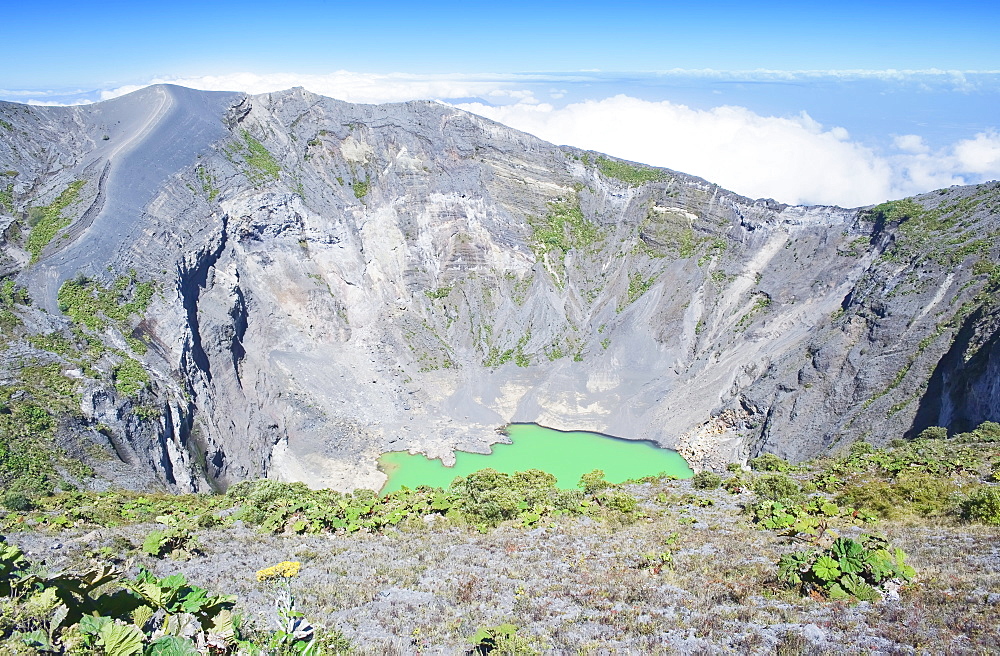 Irazu volcano, Irazu Volcano National Park, Cartago Province, Costa Rica, Central America