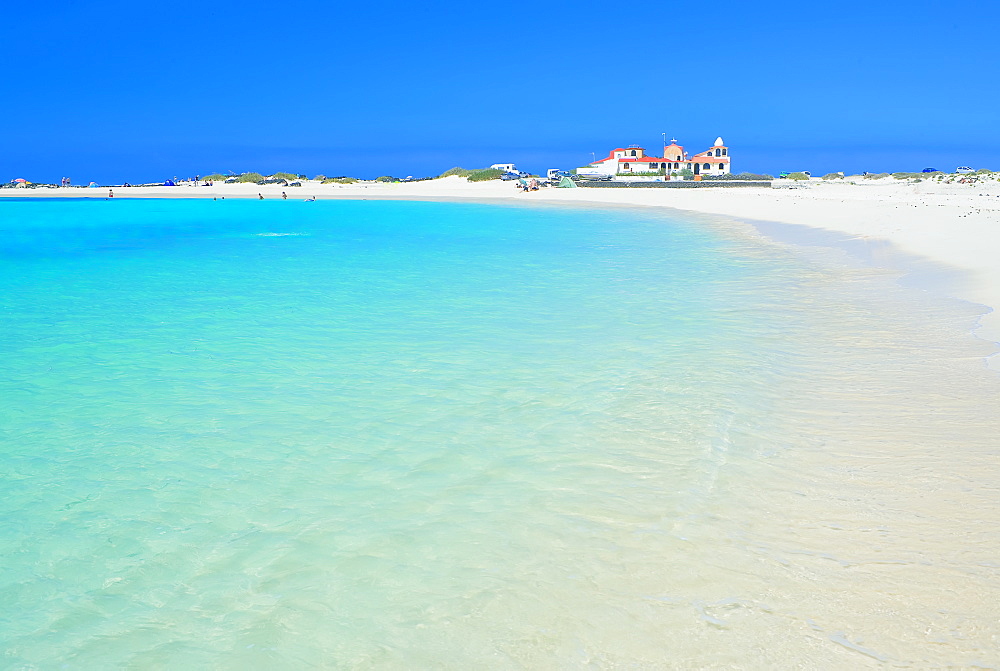 Sandy beach, El Cotillo, Fuerteventura, Canary Islands, Spain, Atlantic, Europe