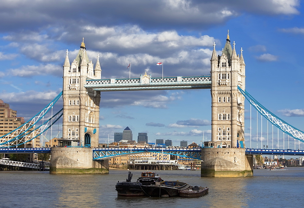 Tower Bridge and River Thames, London, England, United Kingdom, Europe