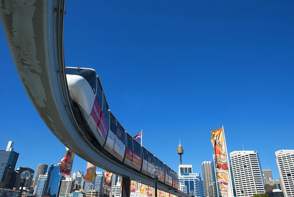 Monorail, Darling Harbour, Sydney, New South Wales, Australia, Pacific