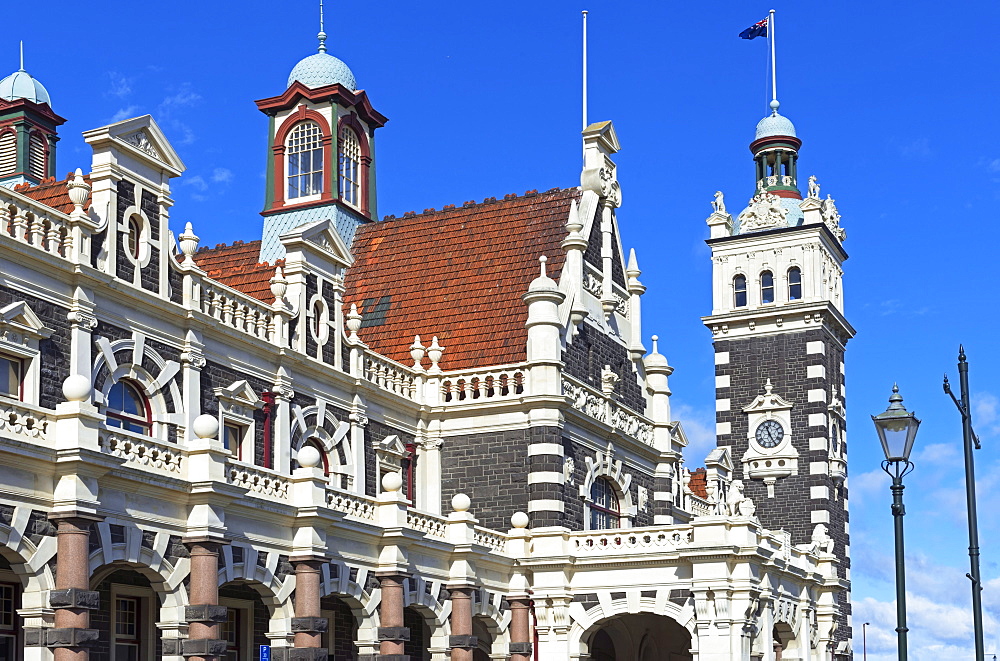 Dunedin Railway Station, Dunedin, Otago, South Island, New Zealand, Pacific