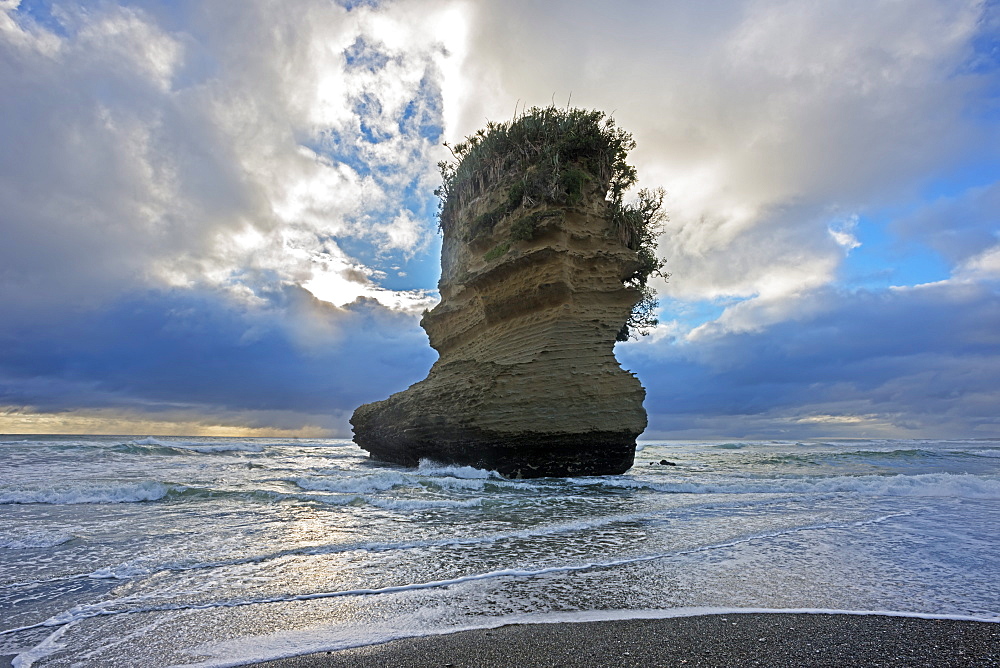 Rock formation, Punakaiki, Paparoa National Park, West Coast, South Island, New Zealand, Pacific