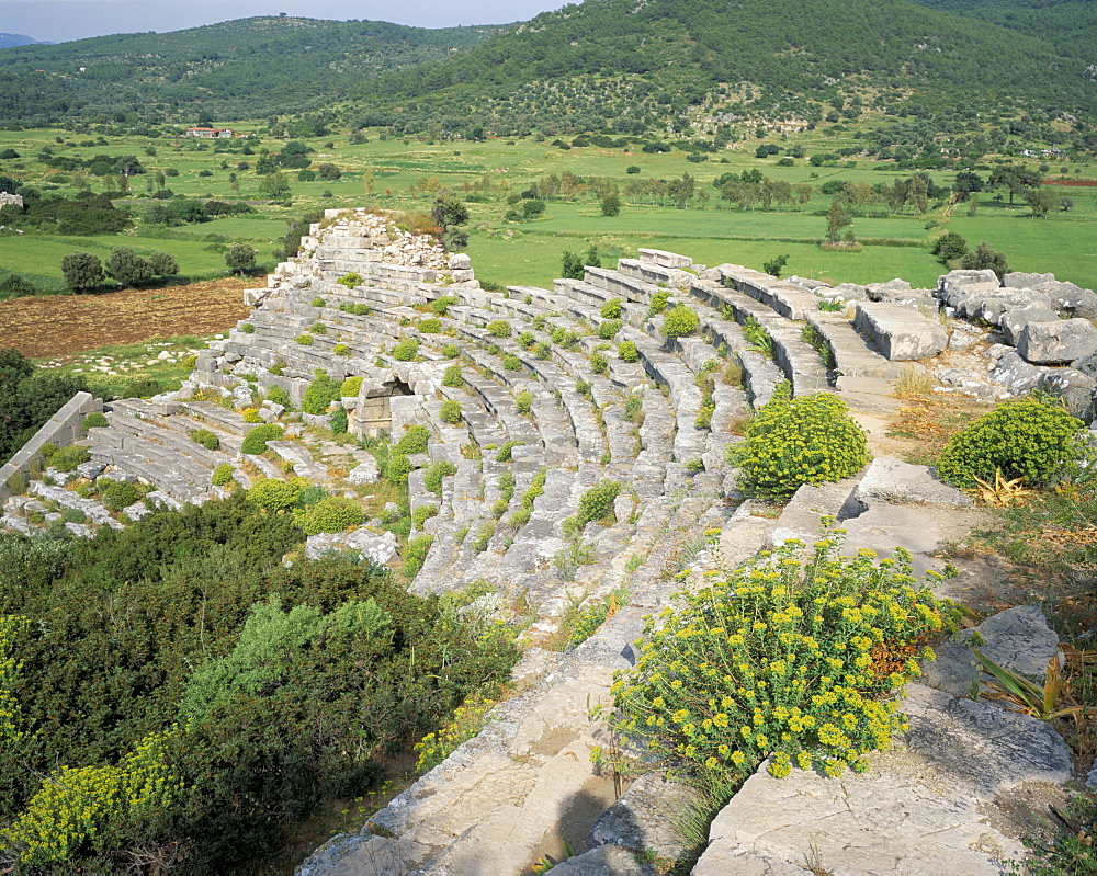 Roman theatre, Patara, Anatolia, Turkey, Asia Minor, Asia