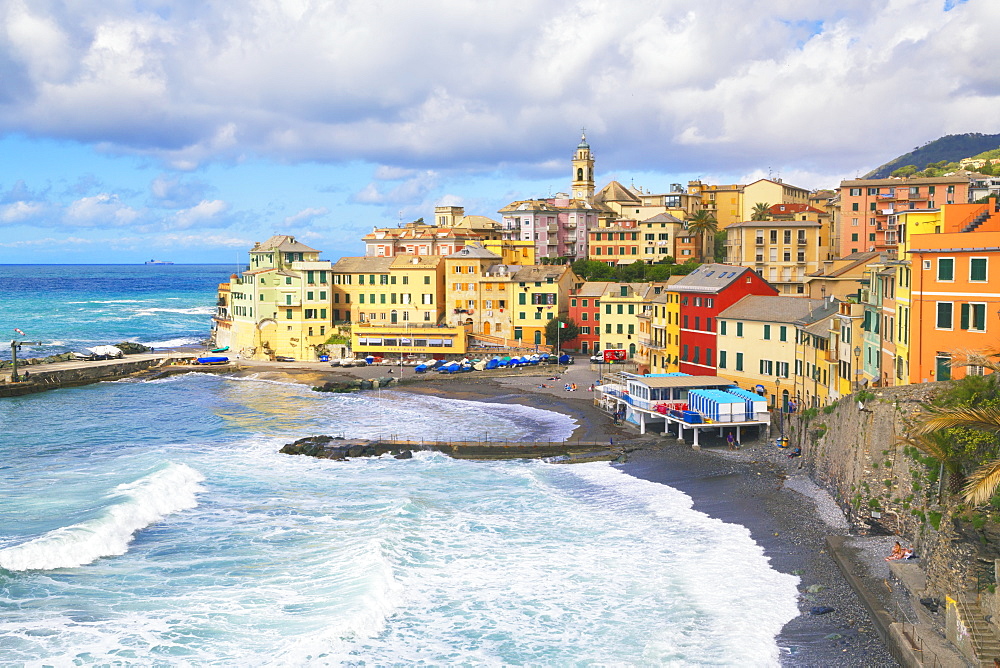 The picturesque village of Bogliasco, Bogliasco, Liguria, Italy, Europe