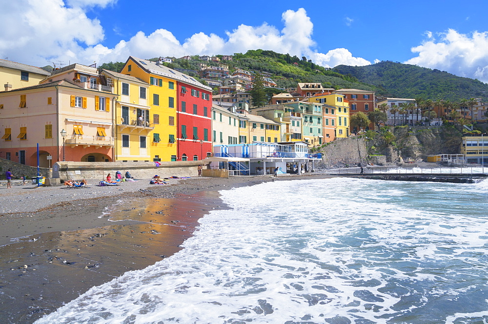 The picturesque village of Bogliasco, Bogliasco, Liguria, Italy, Europe