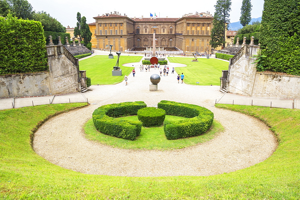 Pitti palace and garden, Florence, Tuscany, Italy, Europe