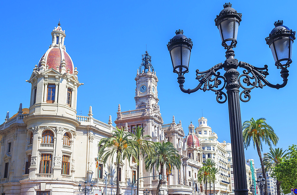 City Hall, Valencia, Comunidad Autonoma de Valencia, Spain, Europe