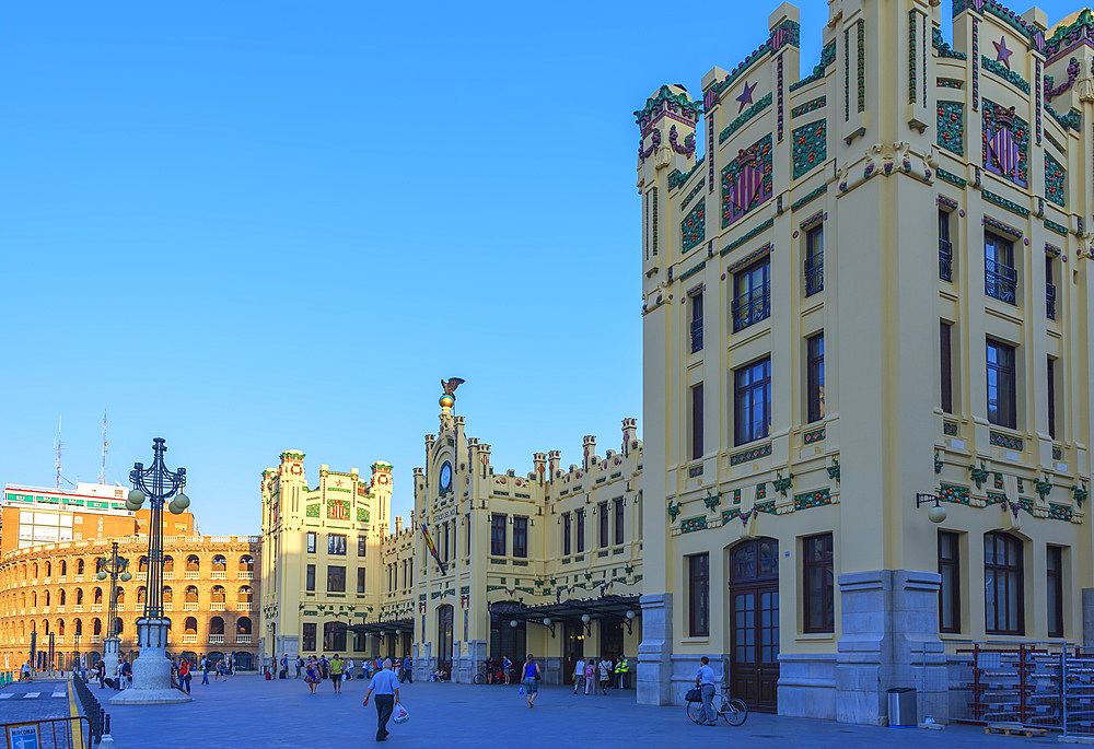 Railway station, Valencia, Comunidad Valenciana, Spain, Europe