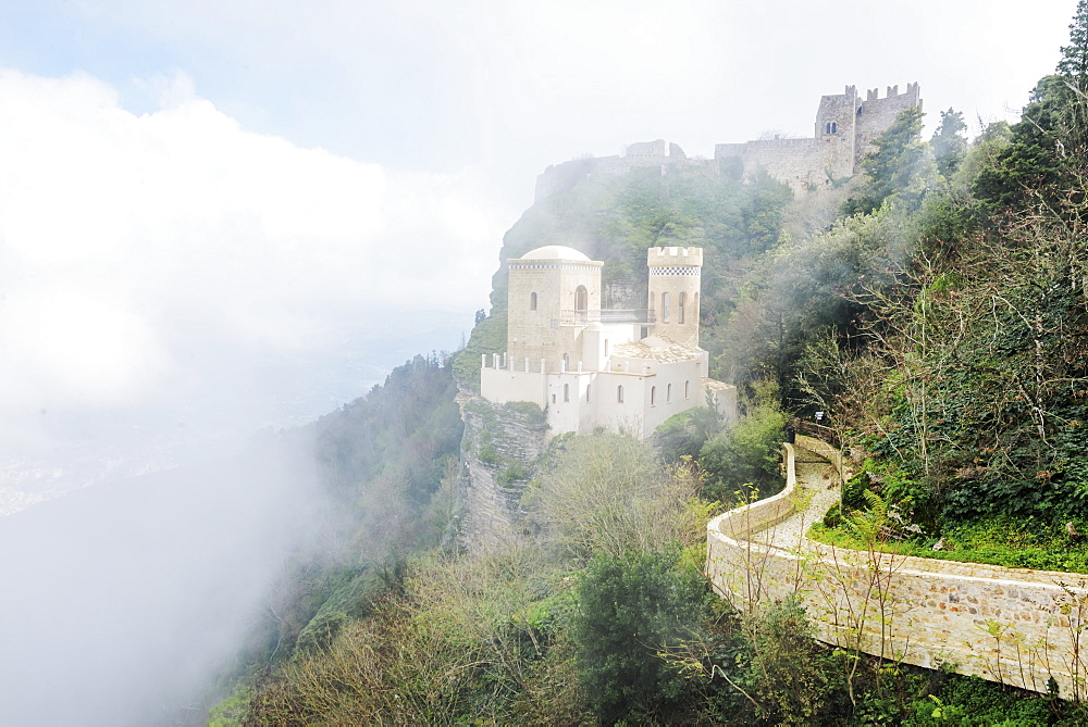 Venus Castle, Erice, Sicily, Italy, Europe