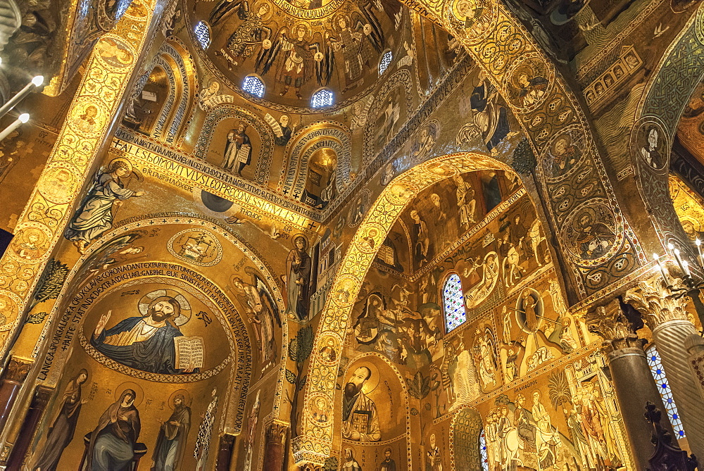 Capella Palatina, Palermo, Sicily, Italy, Europe